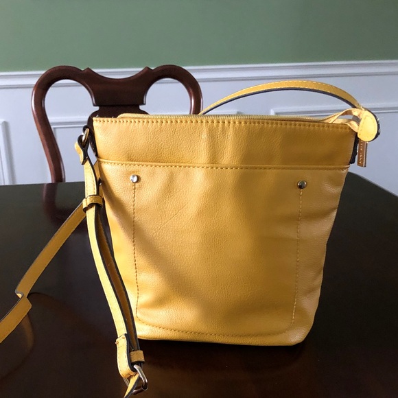 Anne Klein Handbags - Yellow Anne Klein Crossbody Bag